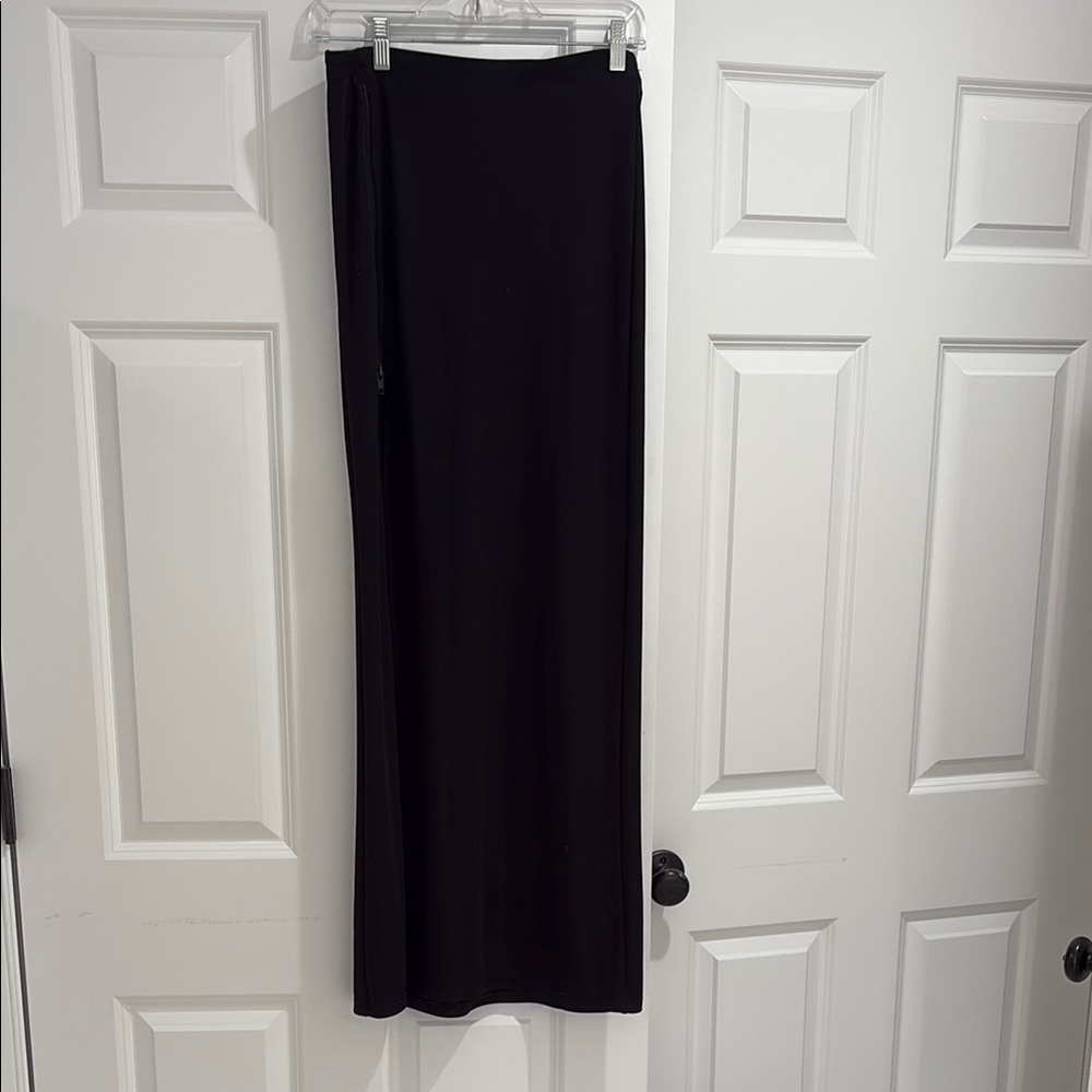 Elegant Black Maxi Skirt